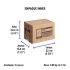 Bolsa c/5 abrazaderas tipo omega 2' p/tubo pared delgada 7