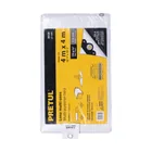 Lona de polietileno 4 x 4 m, blanca, 110 g/m2, PRETUL 3