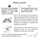 Disco de diamante de 7' x 1.6 mm, rin turbo, PRETUL 4
