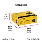 Bisagra cuadrada 2-1/2', acero negro mate cabeza plana BASIC 5