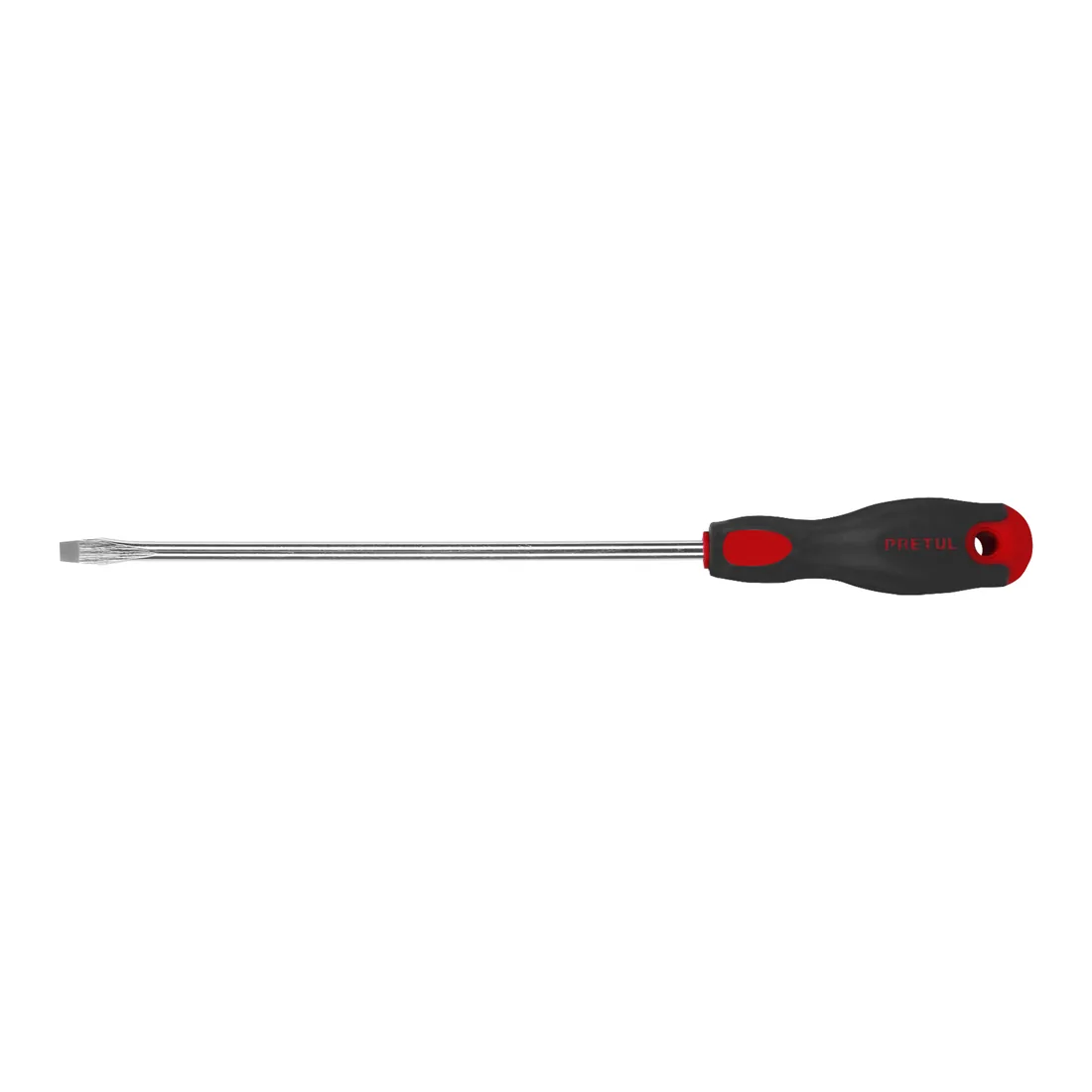 Desarmador plano 5/16' x 10' mango Comfort Grip, PRETUL