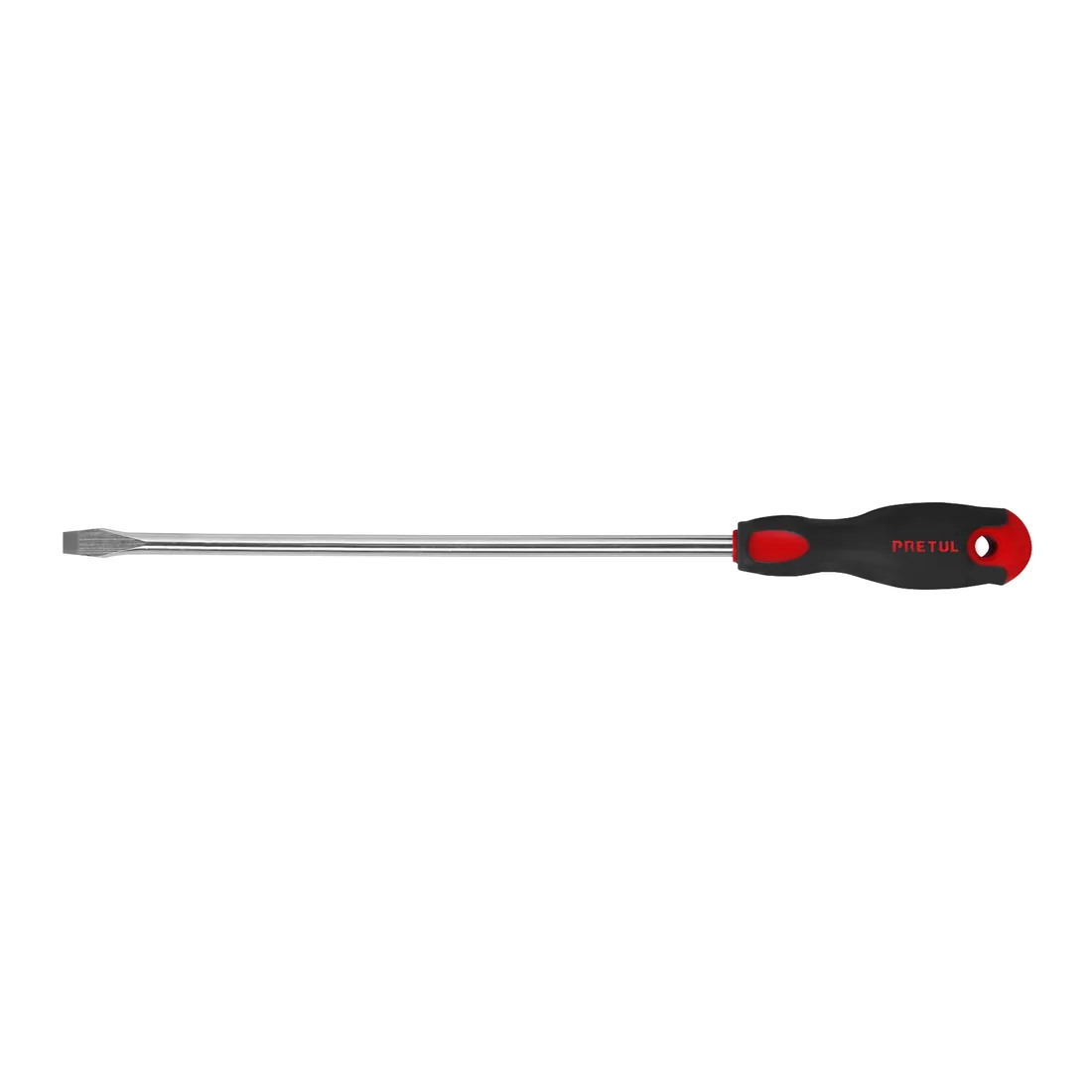 Desarmador plano 3/8' x 12' mango Comfort Grip, PRETUL