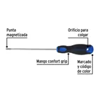 Desarmador de cruz 1/8' x 6' mango Comfort Grip, PRETUL 4