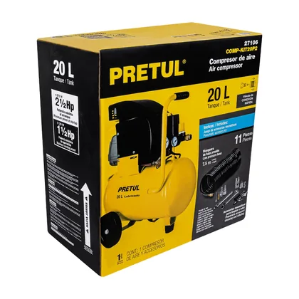 Caja de empaque de repuesto para COMP-KIT20P2, PRETUL