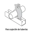 Abrazadera para perfil monocanal de 3/4', VOLTECK 3