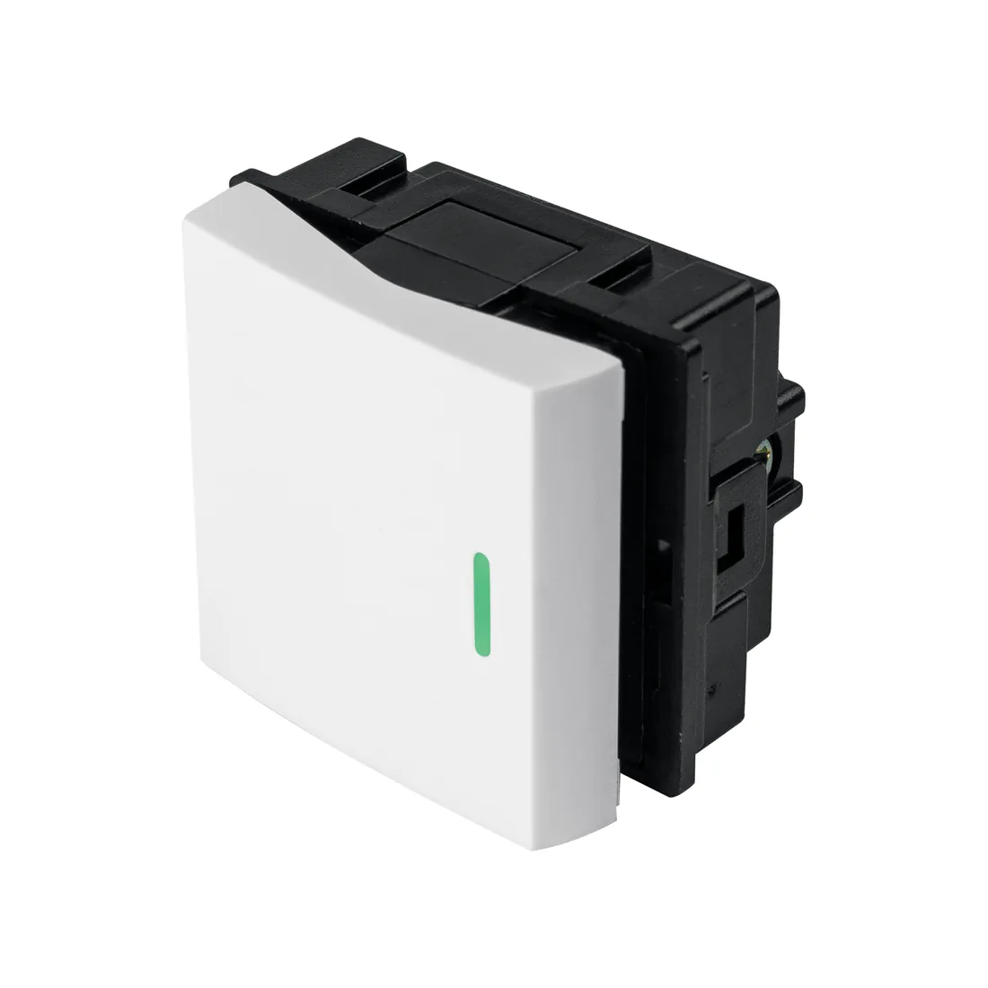 Interruptor de 3 vías de 1.5 módulos, línea Toledo, BASIC