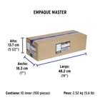 Interruptor de 3 vías de 1.5 módulos, línea Toledo, BASIC 3