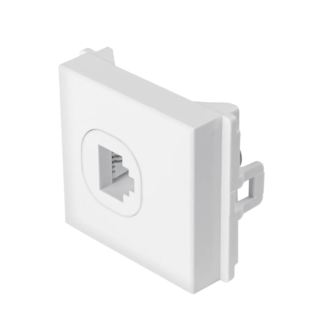 Toma de teléfono de 1.5 módulos, línea Toledo, BASIC