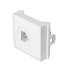 Toma de teléfono de 1.5 módulos, línea Toledo, BASIC 1