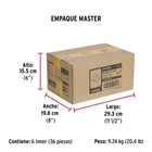 Bolsa 2 bisagras cuadradas 3-1/2', negro mate, plana, BASIC 4