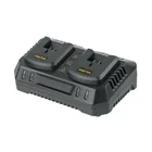 Cargador dual de baterías de ion litio 20V, PRETUL 1