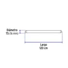 Tubo LED T5 16W G5, 6500K blanca fría, opalino, BASIC 2