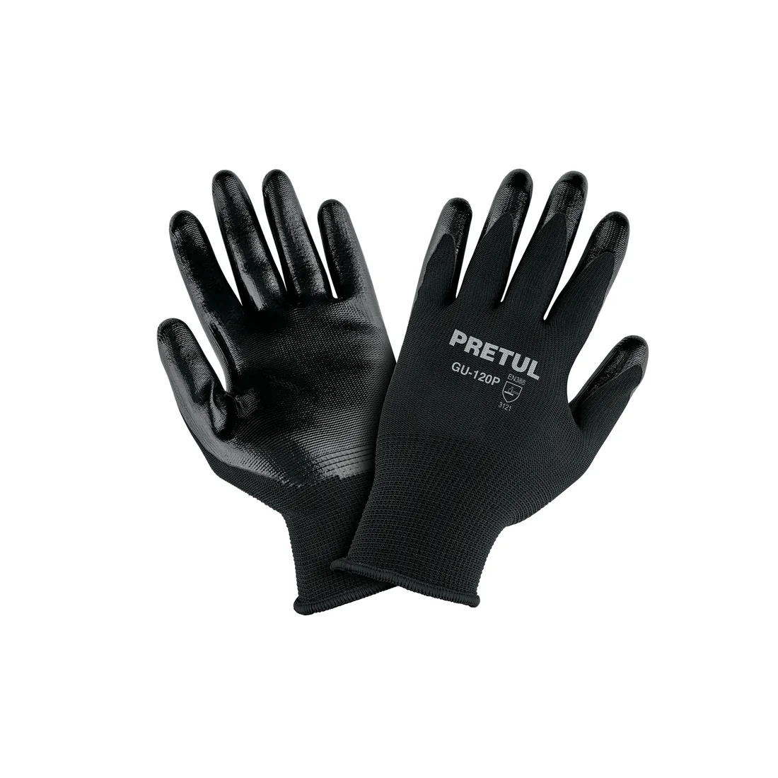 Guantes de nylon recubiertos de nitrilo, XCH, PRETUL