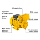 Bomba periférica autocebante 3/4HP, uso agrícola, PRETUL 2