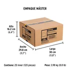 Bolsa con 2 micas para careta CAREL-913P2, PRETUL 6