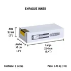 Desarmador de caja 1/4' mango de PVC, PRETUL 7