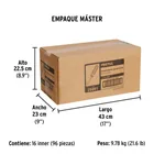 Desarmador de caja 3/8' mango de PVC, PRETUL 8