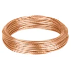 Metro de cable desnudo de cobre calibre 10 AWG, rollo 25 m 1