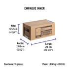 Bolsa c/5 abrazaderas tipo uña 2' p/tubo pared delgada 7