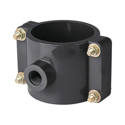 Abrazadera para toma domiciliaria PP 3' x 1/2', FOSET