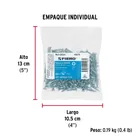 Bolsa 200 pijas para lámina cabeza plana #6 x 3/4', FIERO 5