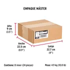 Bolsa 200 pijas para lámina cabeza plana #6 x 3/4', FIERO 7