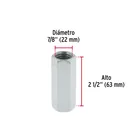 Bolsa con 2 tuercas cople, 7/8' acero galvanizado , FIERO 2