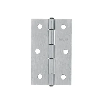 Bisagra rectangular 3-1/2 x 2-1/8', acero natural, HERMEX
