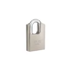 Candado de acero 60 mm con coraza, llave de disco, HERMEX 1