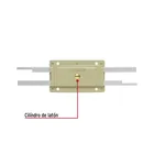 Cerradura doble barra, doble cerrojo, HERMEX 2