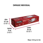 Cerradura doble barra, doble cerrojo, HERMEX 6