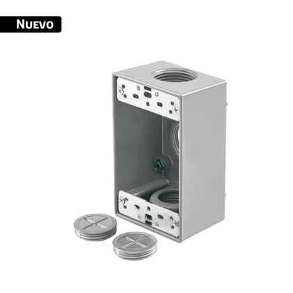Condulet rectangular 1' tipo FS de 3 salidas, VOLTECK