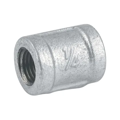 Cople reforzado de acero galvanizado de 1/4', FOSET