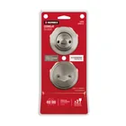 Cerrojo llave-mariposa níquel satinado, llave puntos, HERMEX 7