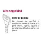 Jaladera/perilla, Lugo llave-llave, Níquel Satín, HERMEX 4