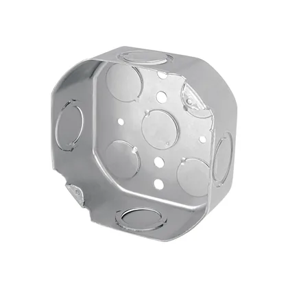 Caja octagonal 4' x 4' reforzada, VOLTECK