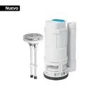 Válvula descarga dual 2' para WC de 1 pieza, con botón dual 1