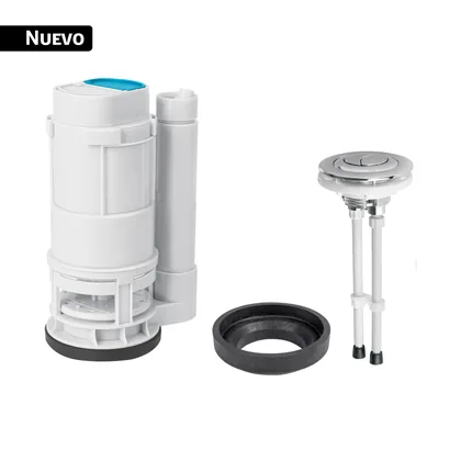 Válvula descarga dual 3' para WC de 2 piezas, con botón dual