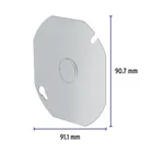 Tapa de 4' x 4' para caja octagonal, VOLTECK 3