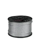 Metro de cable rígido 1/4' de acero 7x7 hilos, 75 m, FIERO 1