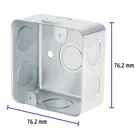 Caja cuadrada 3' x 3' reforzada, VOLTECK 3