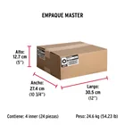 Bolsa de 1 kilo arandelas planas galvanizadas 5/32', FIERO 7