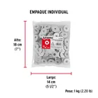 Bolsa de 1 kilo arandelas planas galvanizadas 5/16', FIERO 5