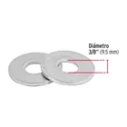 Bolsa de 1 kilo arandelas planas galvanizadas 3/8', FIERO 3