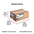 Bolsa de 1 kilo arandelas planas galvanizadas 3/8', FIERO 7