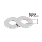 Bolsa de 1 kilo arandelas planas galvanizadas 7/16', FIERO 3