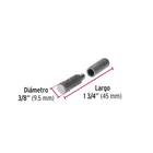 Bisagra tubular soldable de 3/8', HERMEX 3