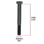 Bolsa con 20 tornillos 7/16' x 3-1/2' acero grado 5, FIERO 3