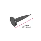Bolsa con 1 kg de tachuelas pavonadas No. 6, FIERO 3