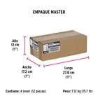 Bolsa con 144 alcayatas roscadas de 19 X 60, FIERO 7